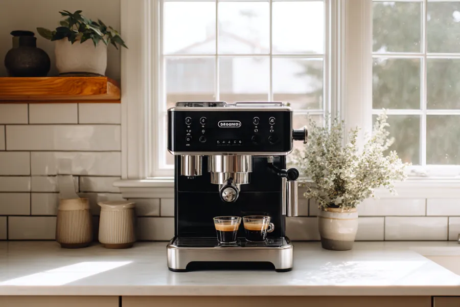 Space-Saving Coffee Machine