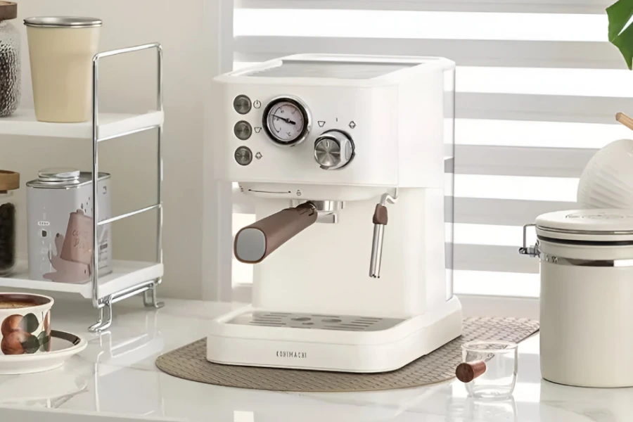Semi-Automatic Coffee Maker